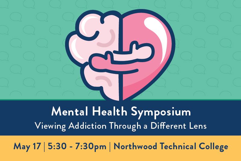 An illustration of a brain hugging a heart.