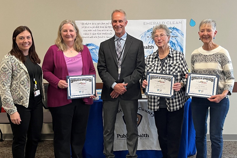 Elle Klasen, Kim Dupre, Bob Rohret, Virginia Darth, and Barb Nelson