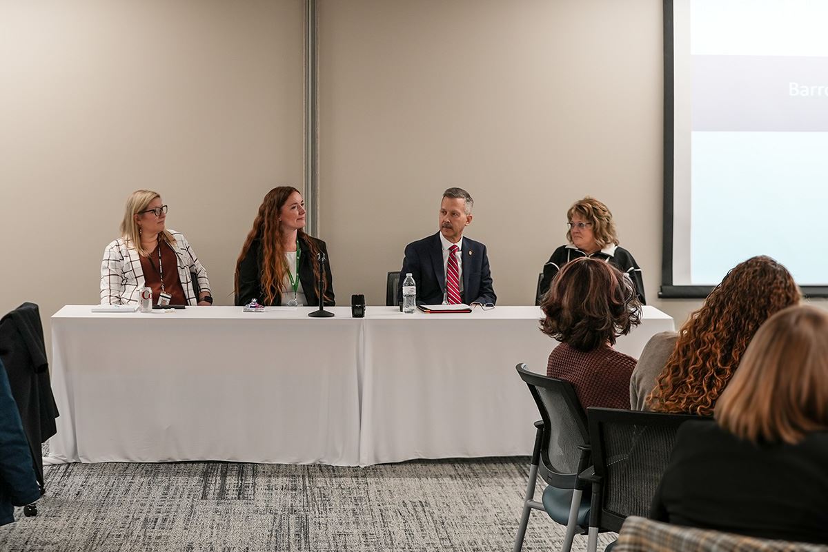 Panel discussion with the Barron County Family Recovery Court.