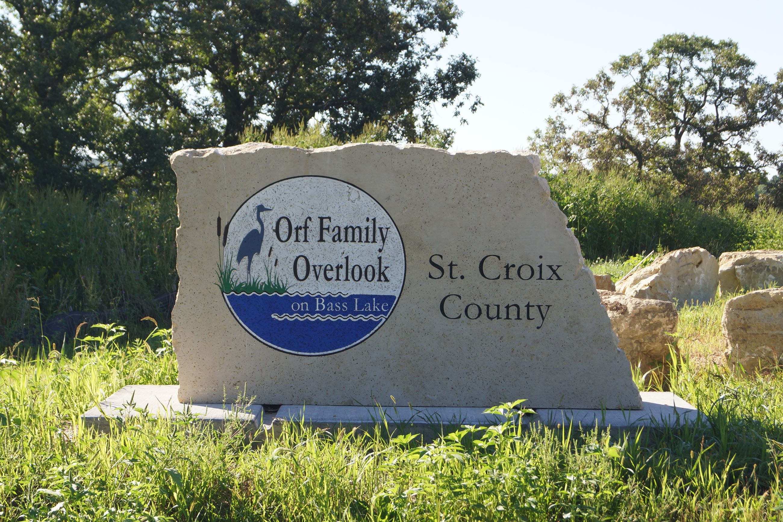 Orf Family Overlook Sign