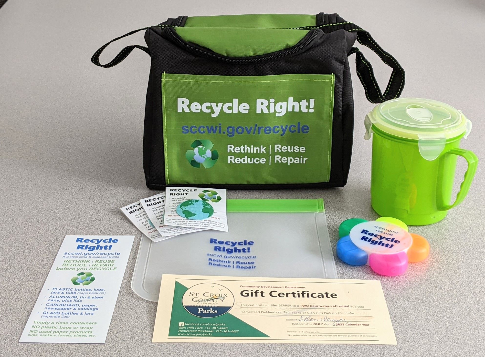 Photo of the prize for 1st place.